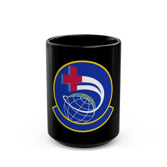 452 Aeromedical Evacuation Squadron AFRC (U.S. Air Force) Black Coffee Mug 15oz - Go Mug Yourself