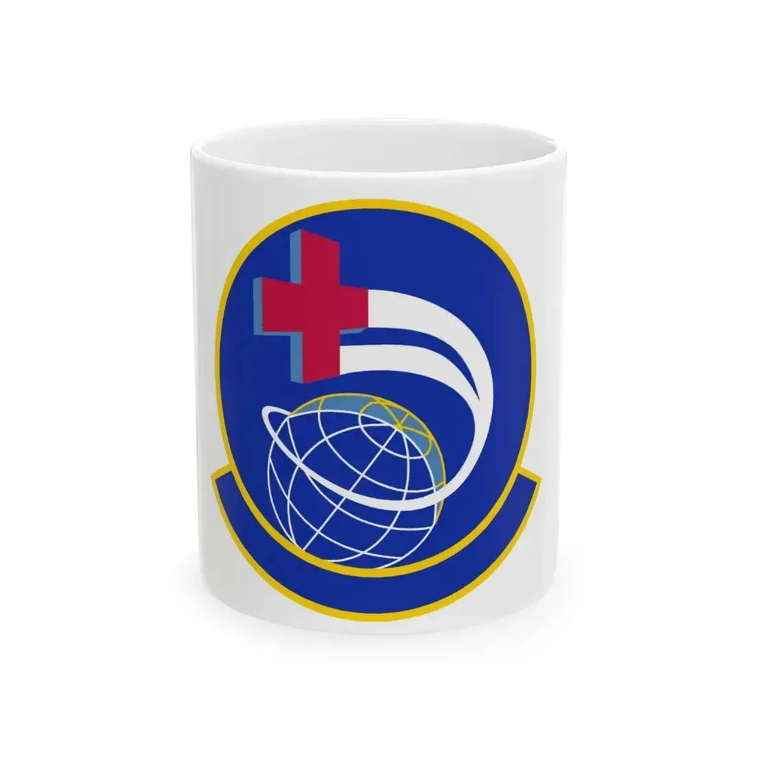 452 Aeromedical Evacuation Squadron AFRC (U.S. Air Force) White Coffee Mug 11oz - Go Mug Yourself