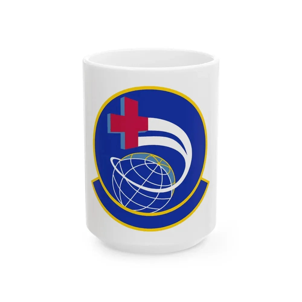 452 Aeromedical Evacuation Squadron AFRC (U.S. Air Force) White Coffee Mug 15oz - Go Mug Yourself