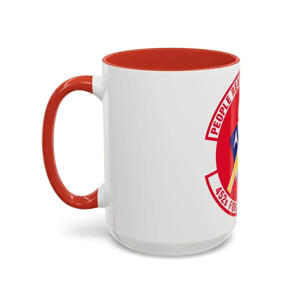 452 Force Support Squadron AFRC (U.S. Air Force) Accent Coffee Mug - Go Mug Yourself
