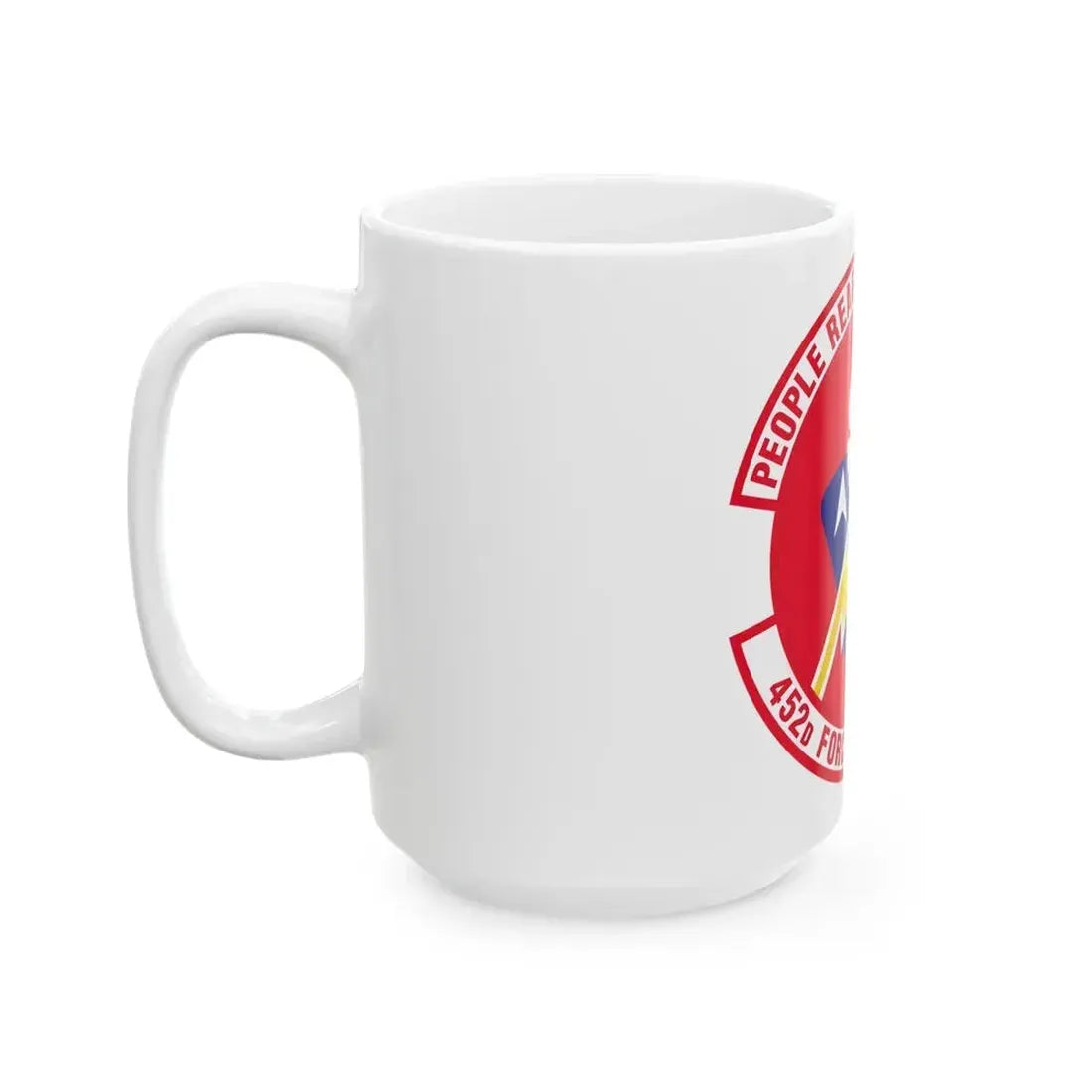 452 Force Support Squadron AFRC (U.S. Air Force) White Coffee Mug - Go Mug Yourself