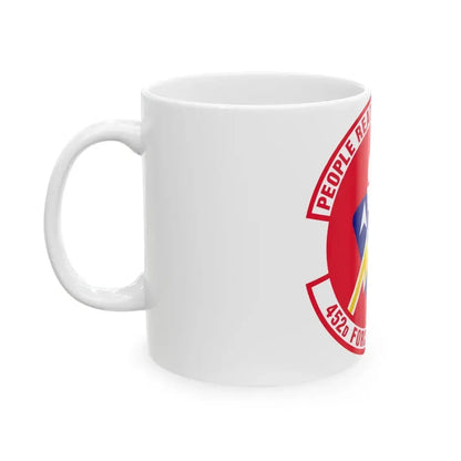 452 Force Support Squadron AFRC (U.S. Air Force) White Coffee Mug - Go Mug Yourself