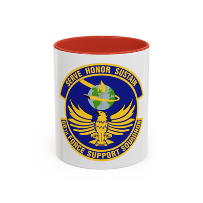 66th Force Support Squadron (U.S. Air Force) Accent Coffee Mug