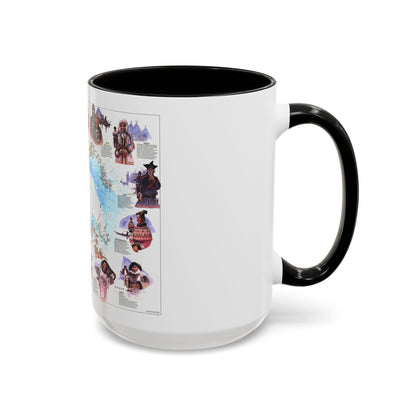 Arctic - Peoples of the (1983) (Map) Accent Coffee Mug
