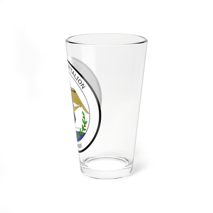 Emblem for the 2-II-FSR (Denmark) (Coat of Arms) Pint Glass 16oz