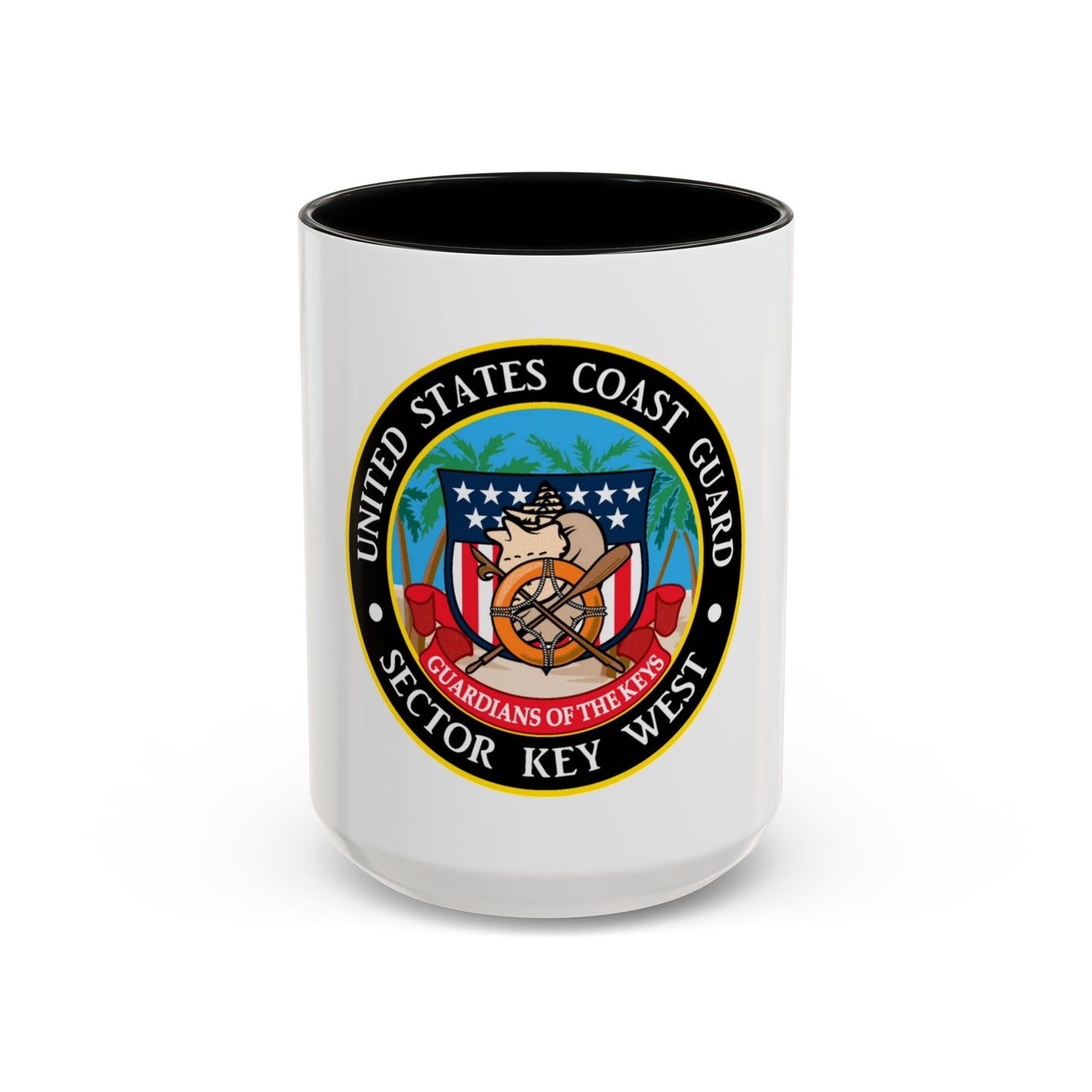 USCG Sector Key West (U.S. Coast Guard) Accent Coffee Mug