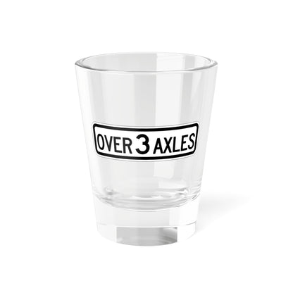 MUTCD-CA R20D-2 (California) (Road Sign) Shot Glass 1.5oz