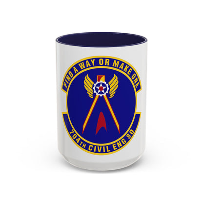 704th Civil Engineer Squadron (U.S. Air Force) Accent Coffee Mug