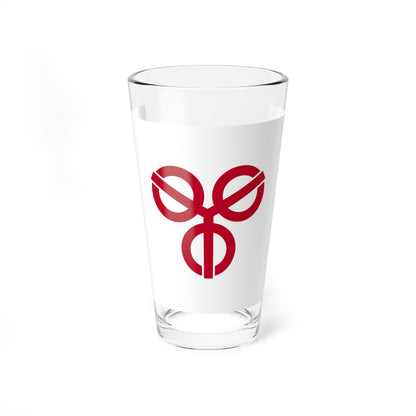 Flag of Soka Saitama (Japan) Pint Glass 16oz