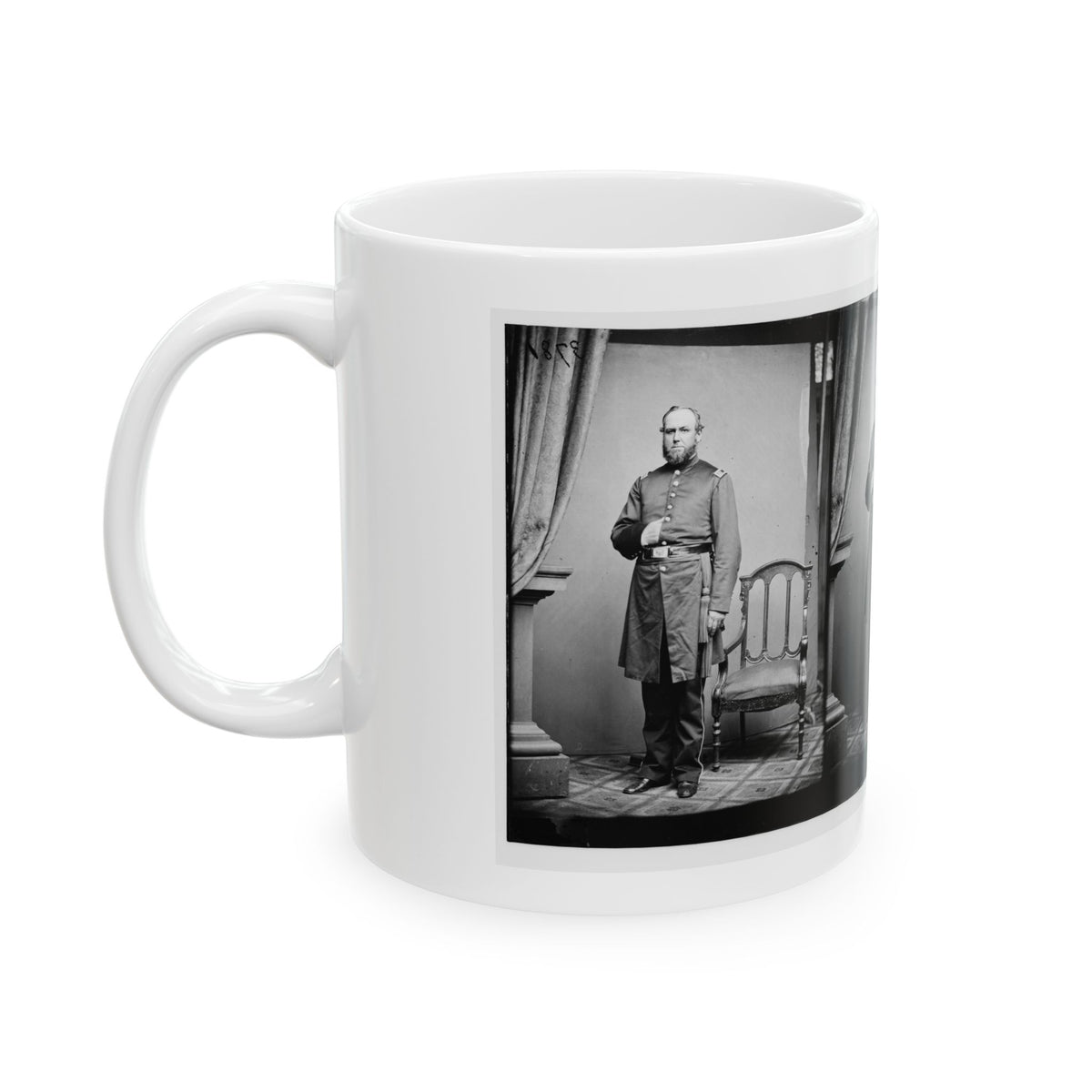 Untitled 001(2) (U.S. Civil War) White Coffee Mug