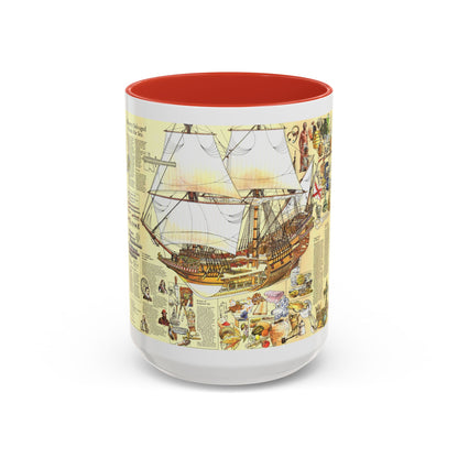 History Salvaged from the Sea (1977) (Map) Accent Coffee Mug