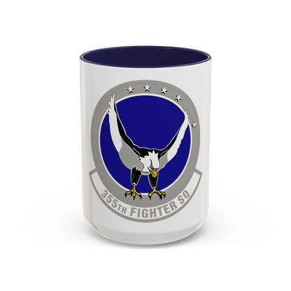 355 Fighter Squadron PACAF (U.S. Air Force) Accent Coffee Mug