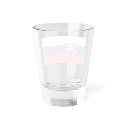 Flag Of Slovakia 16 9 (Slovakia) Shot Glass 1.5oz