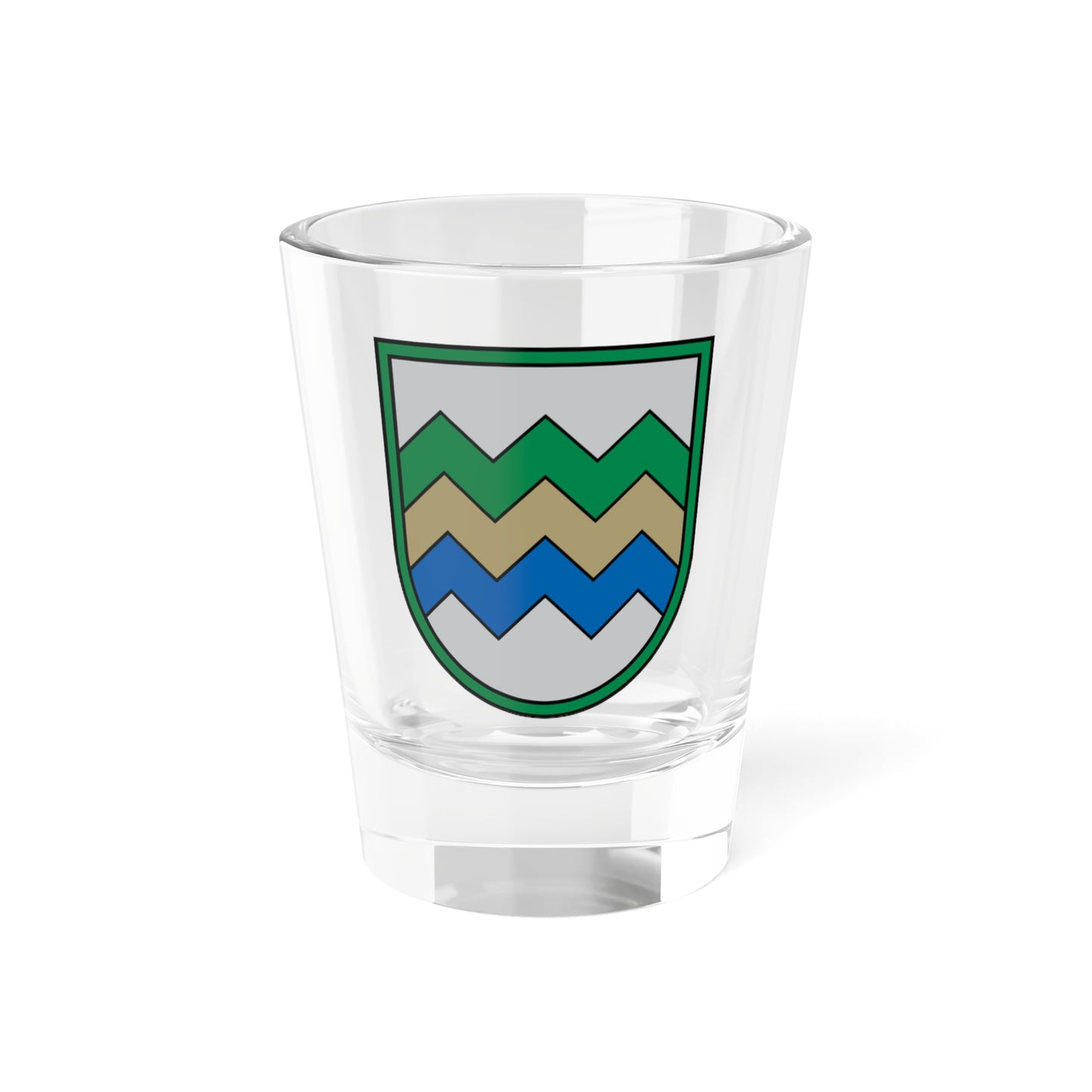 Garkalnes novads COA (Latvia) (Coat of Arms) Shot Glass 1.5oz