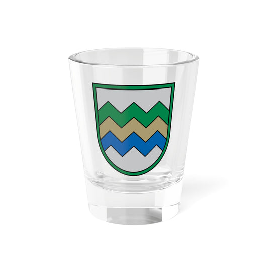 Garkalnes novads COA (Latvia) (Coat of Arms) Shot Glass 1.5oz