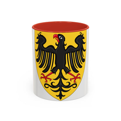 Shield and Coat of Arms of the Holy Roman Emperor (c.1300-c.1400) - Accent Coffee Mug