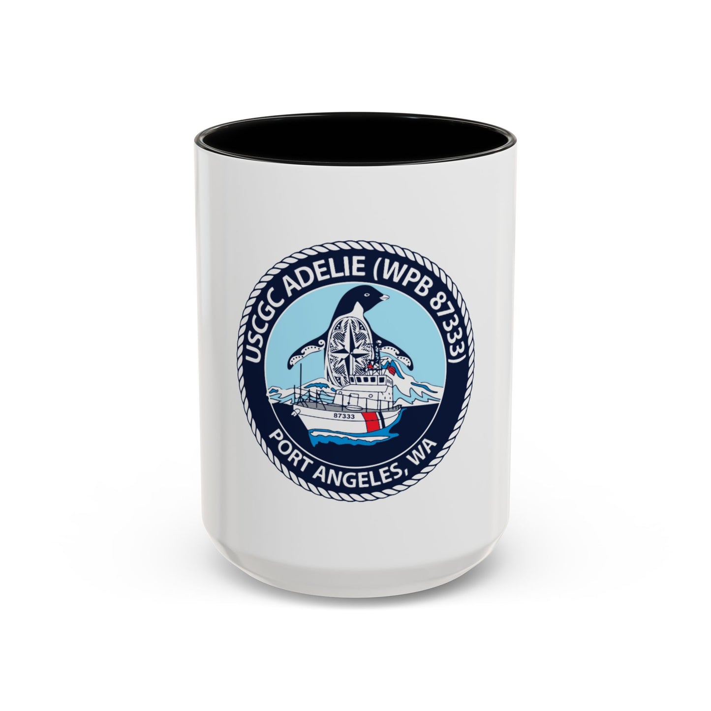 USCGC Adelie (U.S. Coast Guard) Accent Coffee Mug