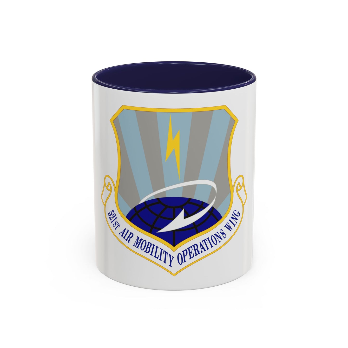 521st Air Mobility Operations Wing (U.S. Air Force) Accent Coffee Mug