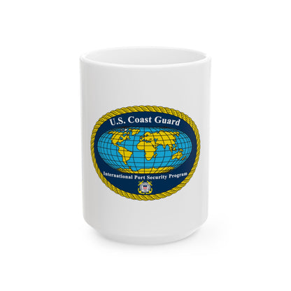 International Port Security Program USCG (U.S. Coast Guard) White Coffee Mug