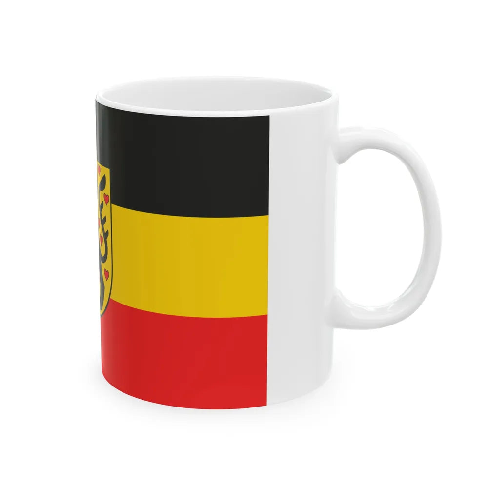 Flag of Weimar Germany - White Coffee Mug-Go Mug Yourself