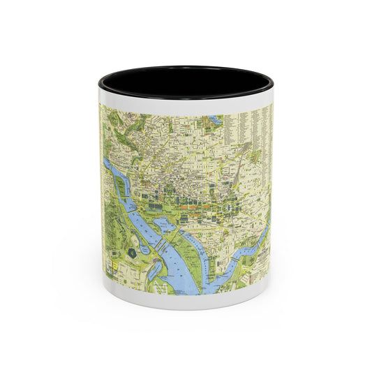 USA - Washington, Tourist (1964) (Map) Accent Coffee Mug