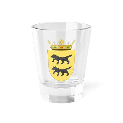 Escudo del Marquesado de Bariñas (Spain) (Coat of Arms) Shot Glass 1.5oz
