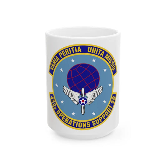 452d Operations Support Squadron (U.S. Air Force) White Coffee Mug-15oz-Go Mug Yourself