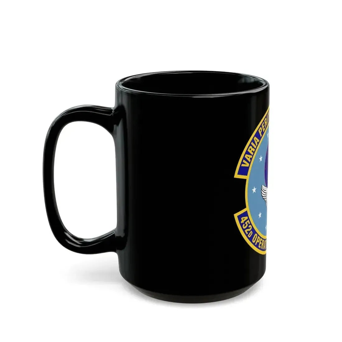 452d Operations Support Squadron (U.S. Air Force) Black Coffee Mug - Go Mug Yourself