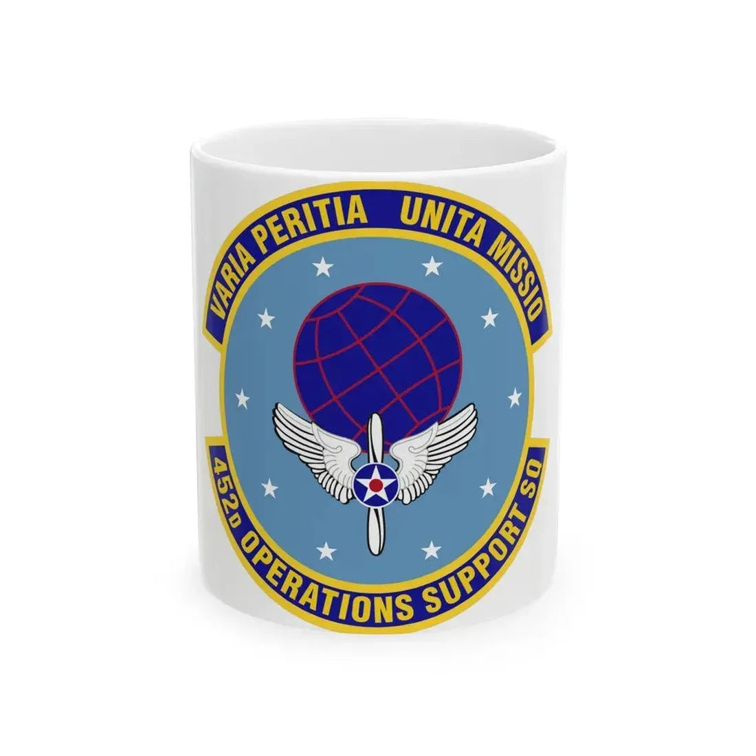 452d Operations Support Squadron (U.S. Air Force) White Coffee Mug 11oz - Go Mug Yourself