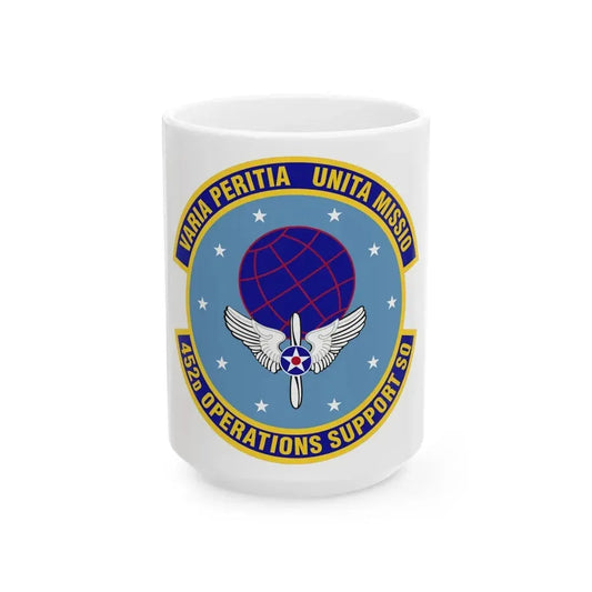 452d Operations Support Squadron (U.S. Air Force) White Coffee Mug 15oz - Go Mug Yourself