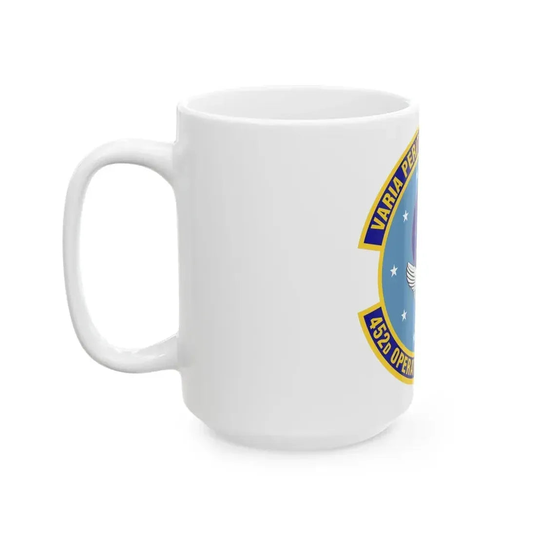 452d Operations Support Squadron (U.S. Air Force) White Coffee Mug - Go Mug Yourself