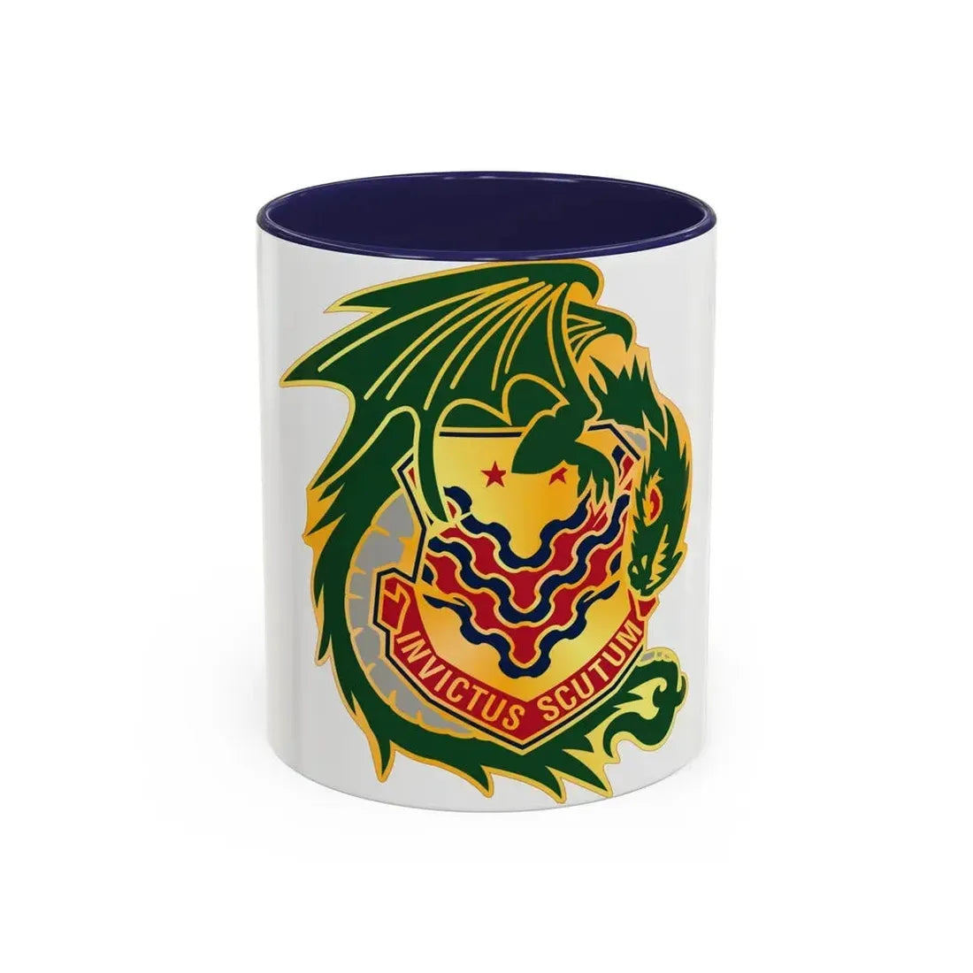 453 Chemical Battalion (U.S. Army) Accent Coffee Mug 11oz Navy - Go Mug Yourself