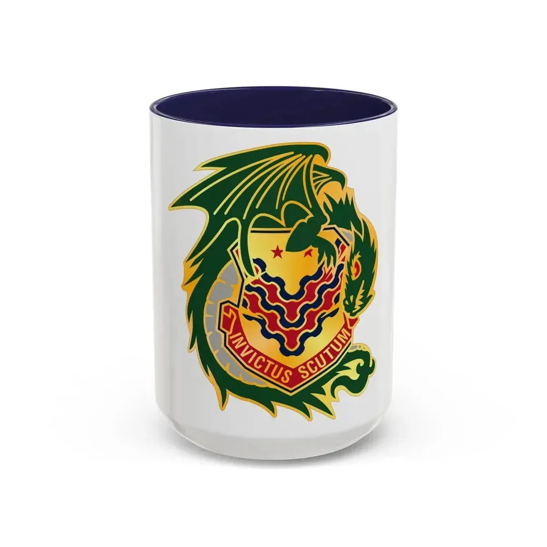 453 Chemical Battalion (U.S. Army) Accent Coffee Mug 15oz Navy - Go Mug Yourself