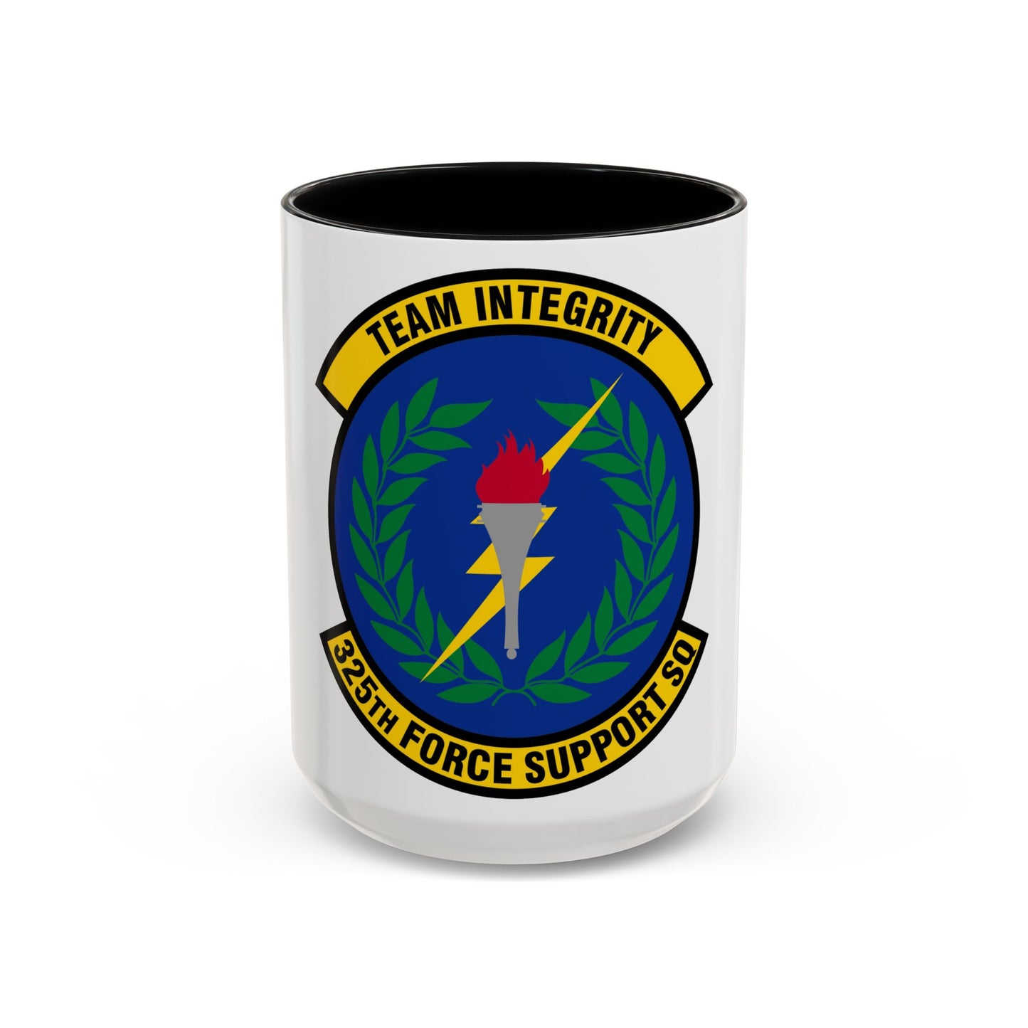 325 Force Support Squadron AETC (U.S. Air Force) Accent Coffee Mug