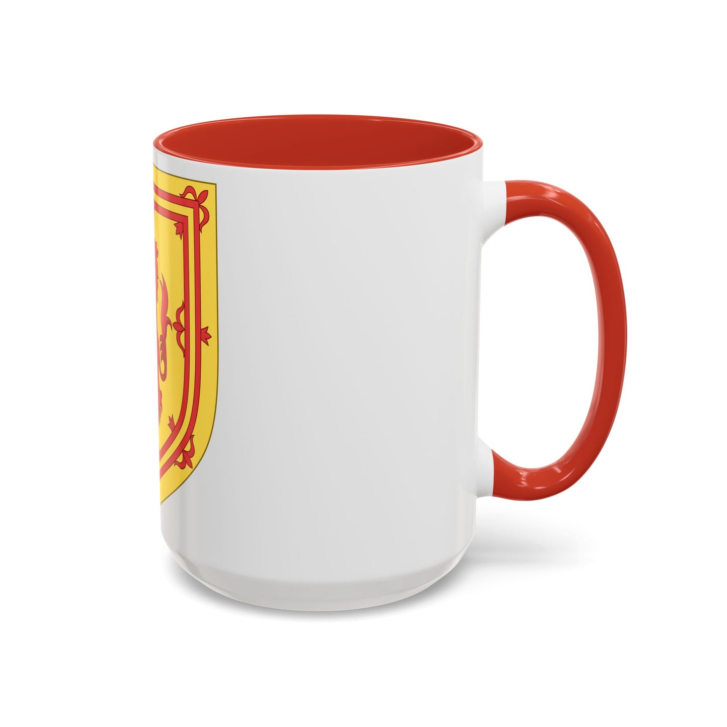 Royal Arms of the Kingdom of Scotland - Accent Coffee Mug