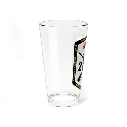 45323 (USMC) Pint Glass 16oz-Go Mug Yourself