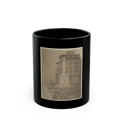 6th Massachusetts Bivouacked In Monument Sq., Baltimore (U.S. Civil War) Black Coffee Mug
