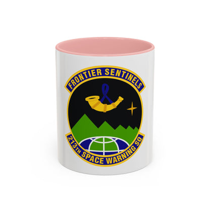 213th Space Warning Squadron (U.S. Air Force) Accent Coffee Mug