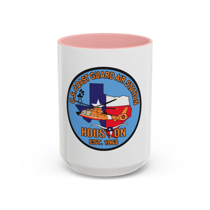 USCG Air Station Houston 2 (U.S. Coast Guard) Accent Coffee Mug