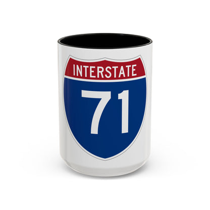 Interstate 71 (U.S. Highways) Accent Coffee Mug