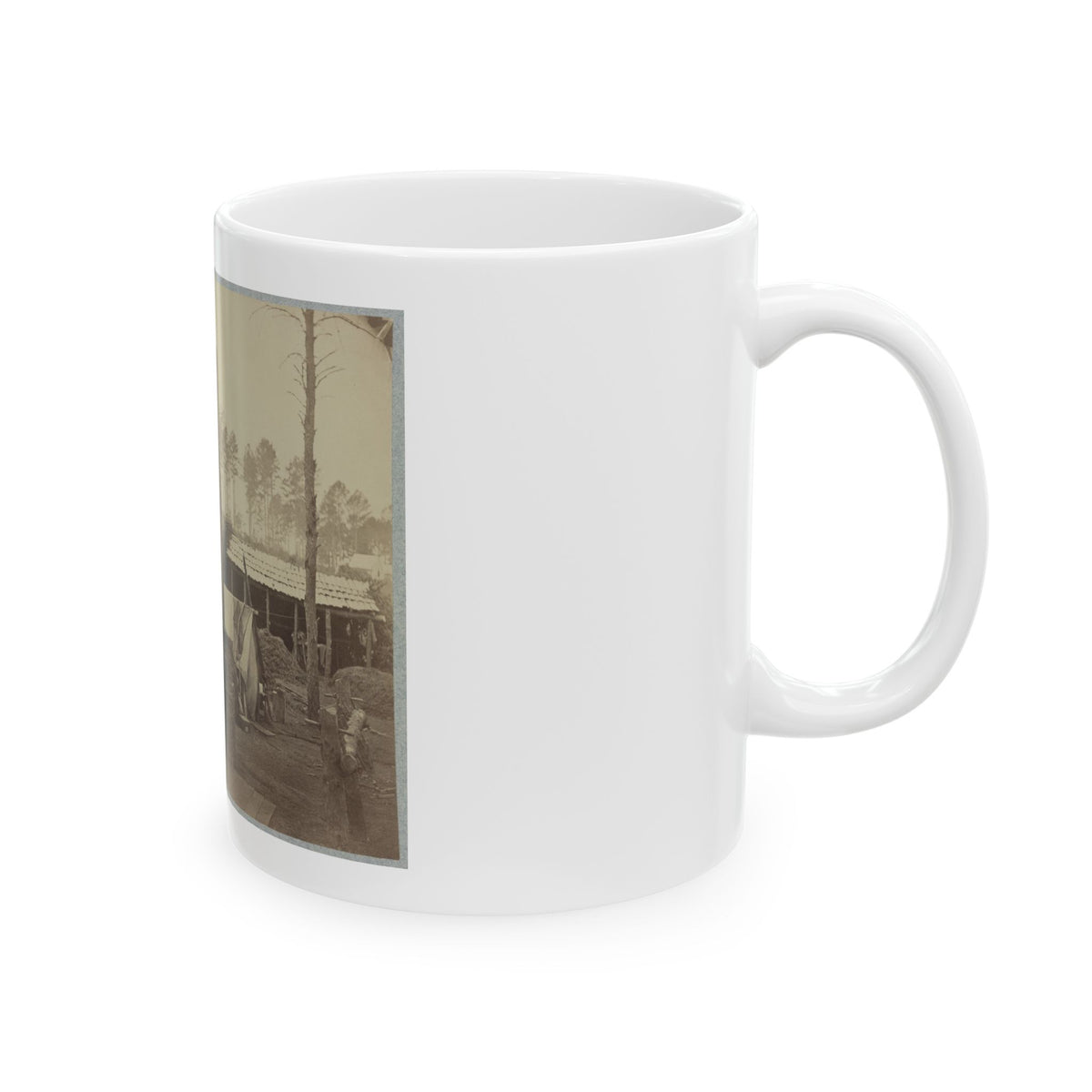 Breaking Camp, Brandy Station, Va. (U.S. Civil War) White Coffee Mug