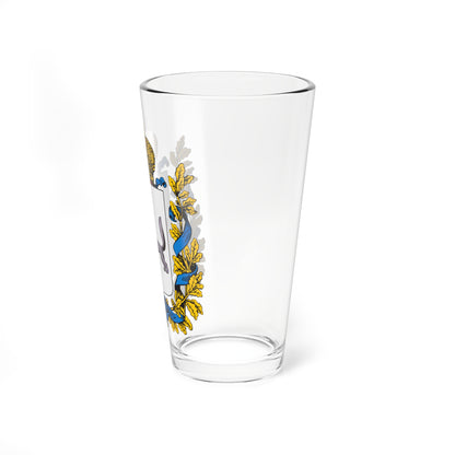 Coat of arms of Ufa province 1878 (Russia) (Coat of Arms) Pint Glass 16oz