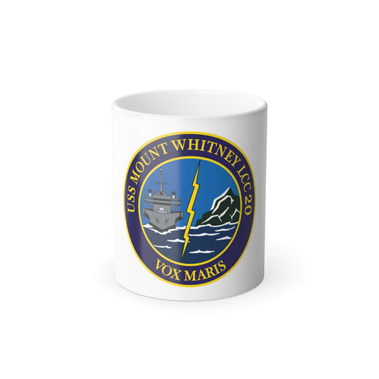 USS Mount Whitney LLC 20 VOX MARIS v2 (U.S. Navy) Color Changing Mug 11oz