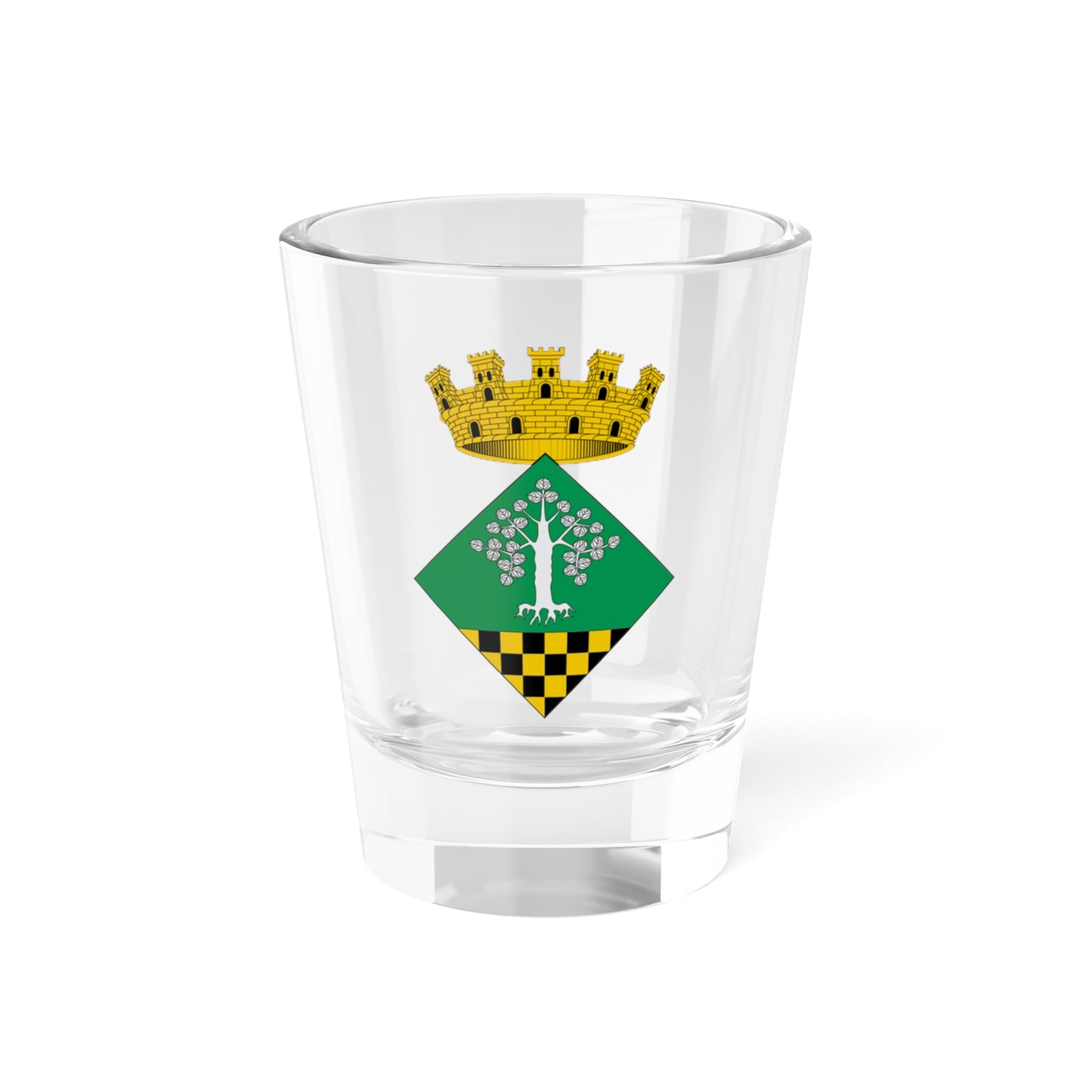 Escut dAlbesa (Spain) (Coat of Arms) Shot Glass 1.5oz
