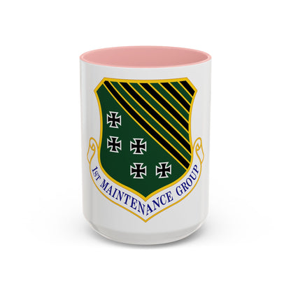 1 Maintenance Group ACC (U.S. Air Force) Accent Coffee Mug