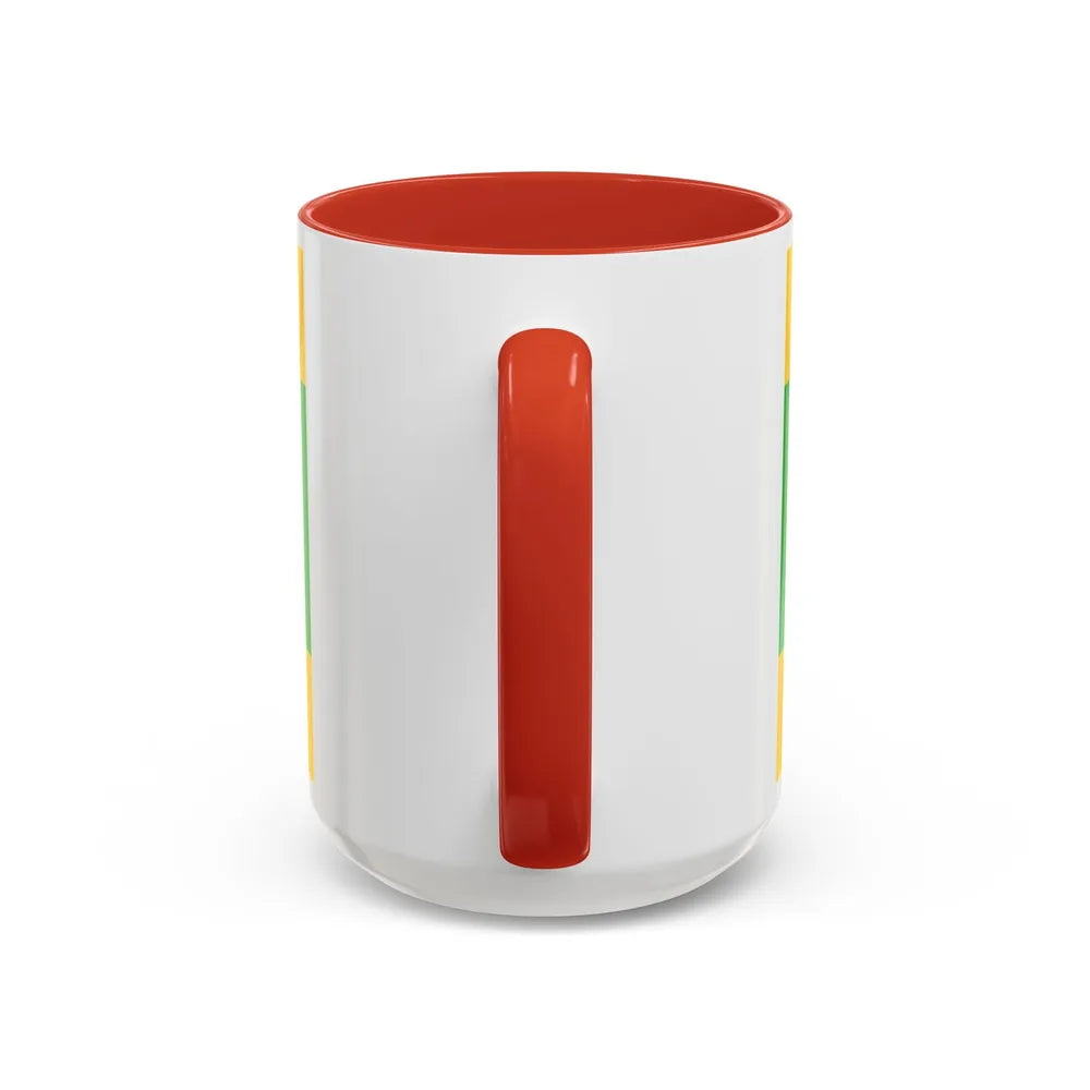 Flag of Greiz Germany - Accent Coffee Mug-Go Mug Yourself