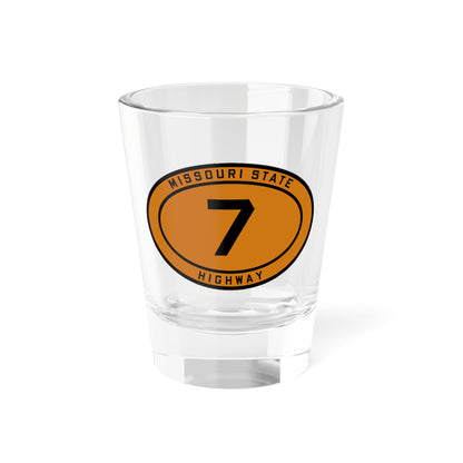 MO-7 1920 (Missouri) (Road Sign) Shot Glass 1.5oz