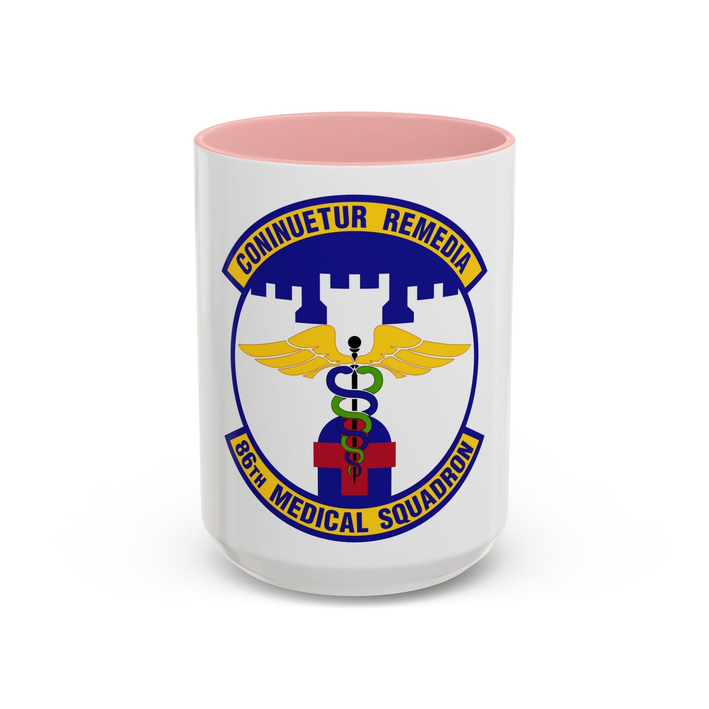 86 Medical Squadron USAFE (U.S. Air Force) Accent Coffee Mug