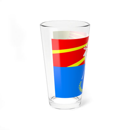 Flag Kuivozi Leningrad oblast (Russia) Pint Glass 16oz