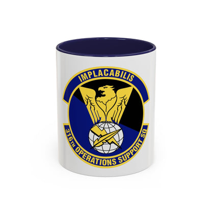 316th Operations Support Squadron (U.S. Air Force) Accent Coffee Mug